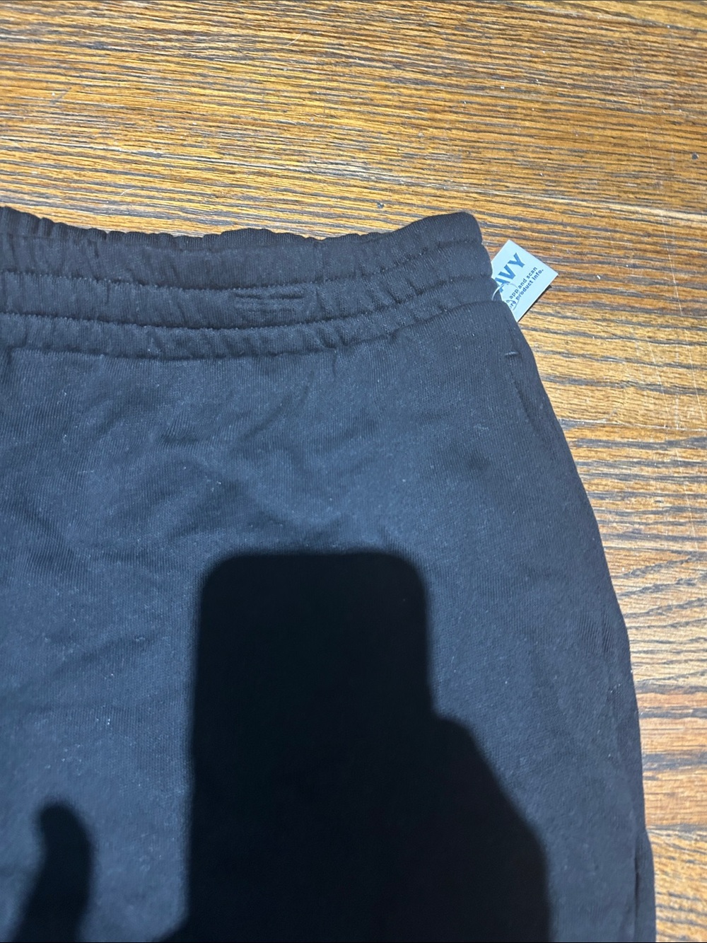 Black Wide-Leg Sweatpants - Picture 4 of 5